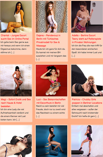 Sex mit Callgirls im Online Portal My Escort Girls